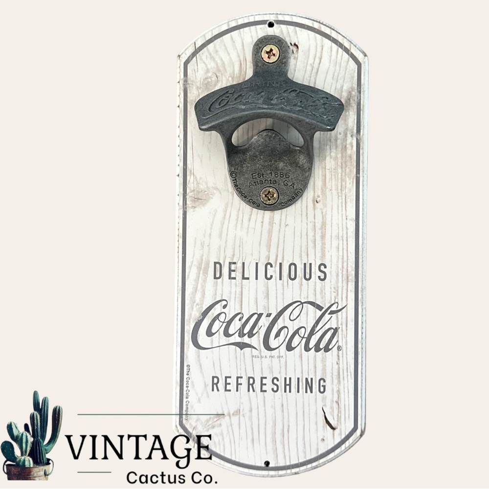 NEW! New Coca Cola Wall Bottle Opener Home Decor Collector